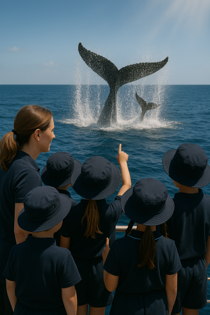 Sydney Circular Quay Whale Watching School Excursion Groups